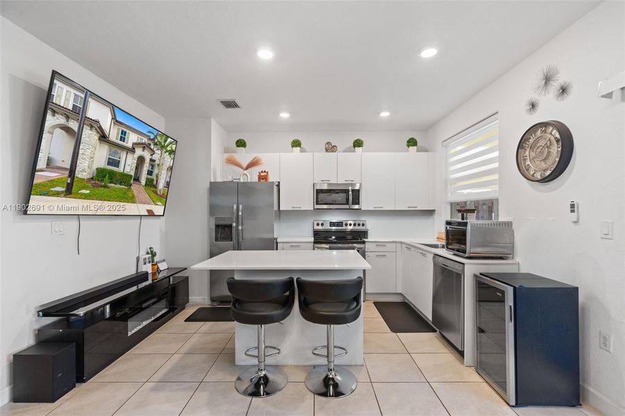 Furnished interior view inside a new home in Westview: Provence Collection, Miami (Image 8). Furnished interior view inside a new home in Westview: Provence Collection, Miami (Image 8).