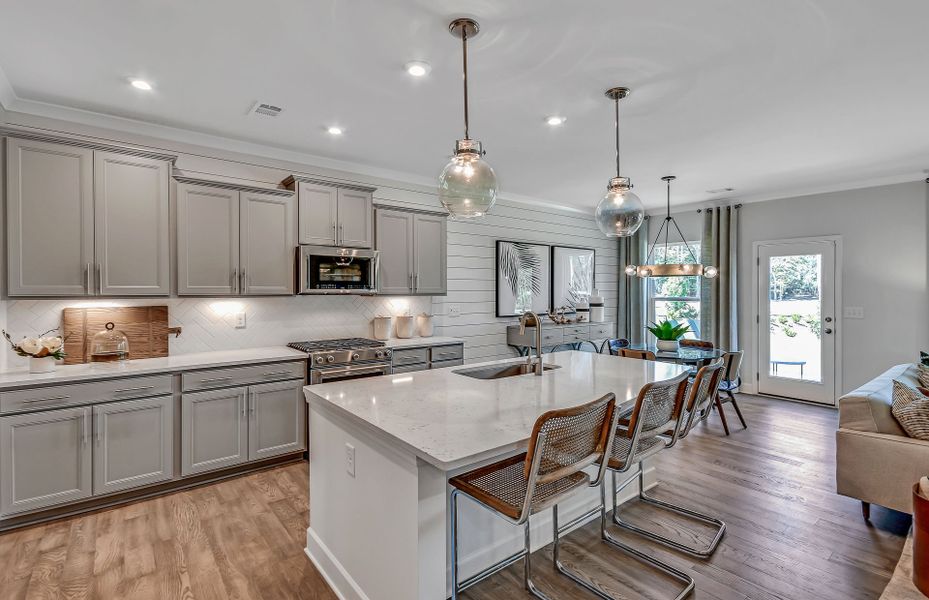 Furnished interior view inside a new home in Creekside at Skelton, Hoschton (Image 5).