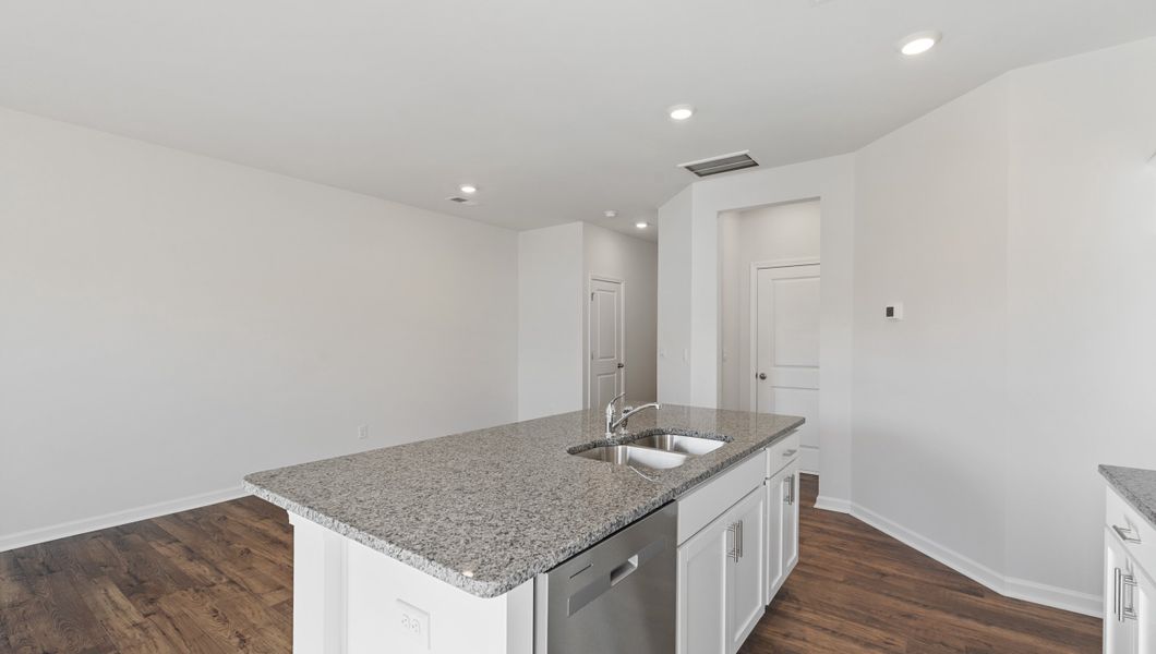 Furnished interior view inside a new home in Brookside Ridge Townhomes, Greer (Image 9).