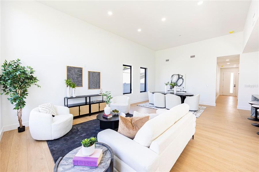 Furnished interior view inside a new home in , St. Petersburg (Image 49).