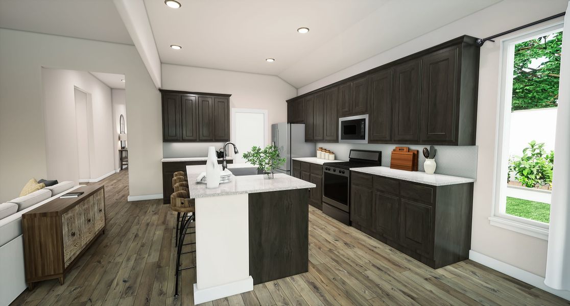 Representative furnished interior of a home built from the Mila by Tri Pointe Homes in Bridgewater, Midlothian (Image 11).