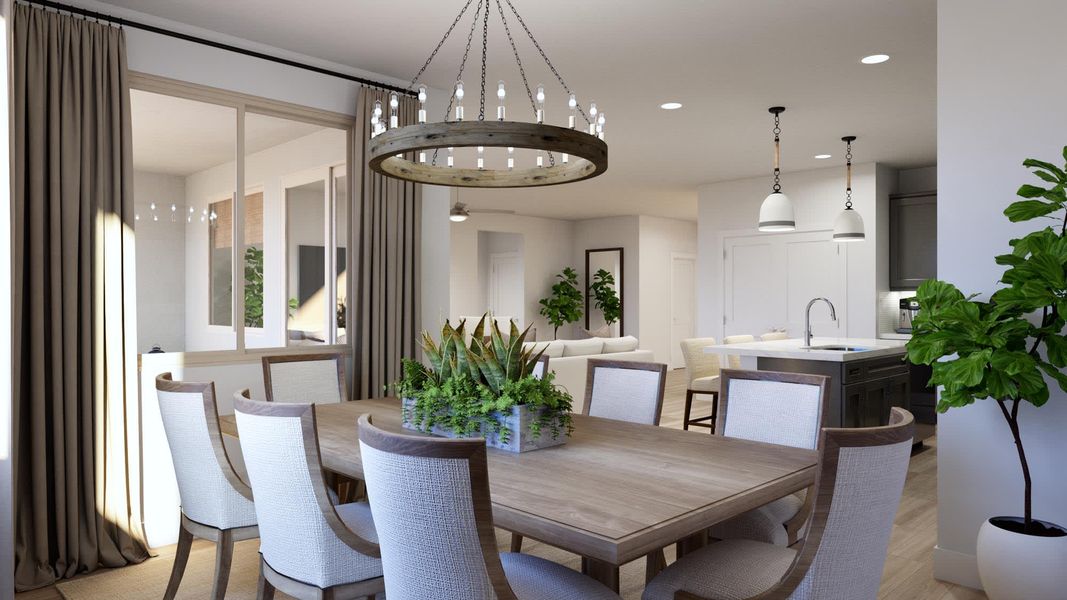 Dining Room | Fremont | Wildera – Peak Series | New Homes in San Tan Valley, AZ | Landsea Homes