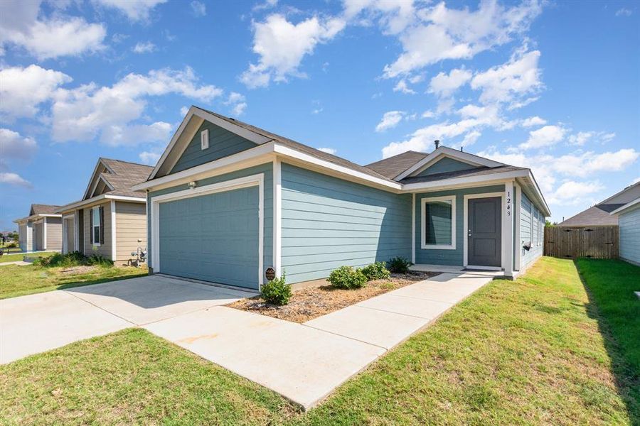 Front exterior of a new home in , Princeton, TX, highlighting curb appeal (Image 23).
