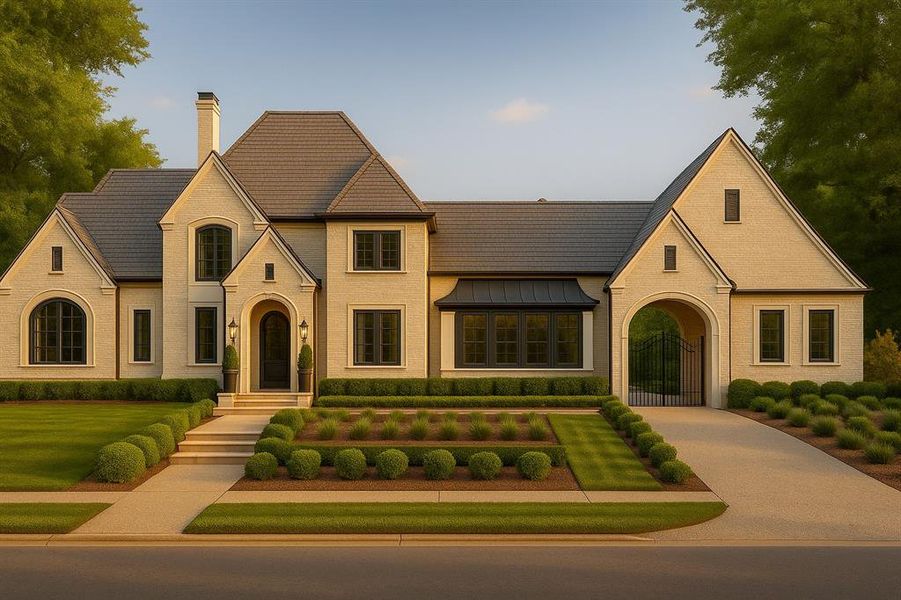 Front exterior of a new home in , McKinney, TX, highlighting curb appeal (Image 1). Front exterior of a new home in , McKinney, TX, highlighting curb appeal (Image 1).