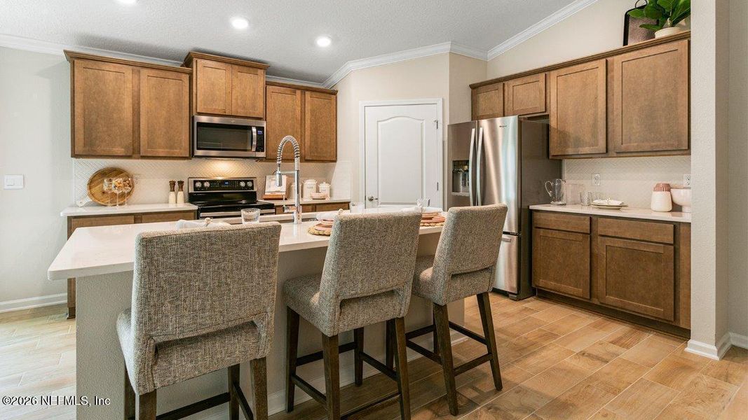 Furnished interior view inside a new home in Sawmill Branch, Palm Coast (Image 15).