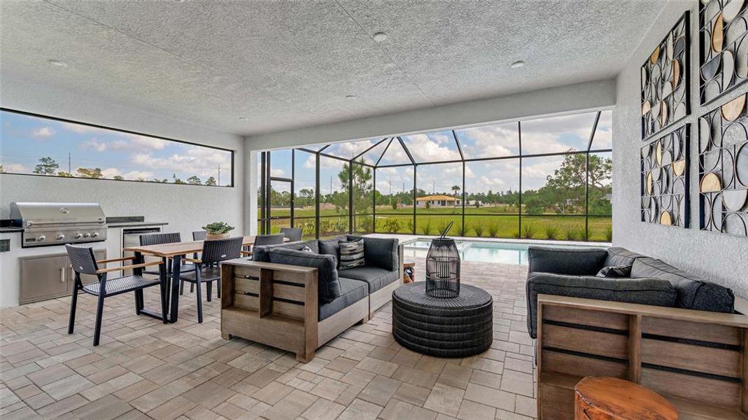 Exterior details and patio area of a home in Cresswind DeLand, Deland (Image 2). Exterior details and patio area of a home in Cresswind DeLand, Deland (Image 2).