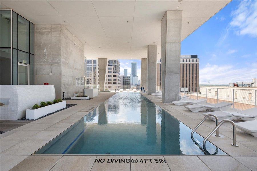 AMENITIES. Elevated amenity deck on the tenth floor includes: Covered Lap Pool, Outdoor Cooking & Dining, Fire Pit Lounge, Sauna, Hot & Cold Plunge Pool, Exercise Facility, Dog Park w/ Washing Station, Conference Room / Private Dining, Club Room w/ Kitchen. Ground floor amenities include 24/7 Concierge, Lobby and two (2) retail spaces. AMENITIES. Elevated amenity deck on the tenth floor includes: Covered Lap Pool, Outdoor Cooking & Dining, Fire Pit Lounge, Sauna, Hot & Cold Plunge Pool, Exercise Facility, Dog Park w/ Washing Station, Conference Room / Private Dining, Club Room w/ Kitchen. Ground floor amenities include 24/7 Concierge, Lobby and two (2) retail spaces.