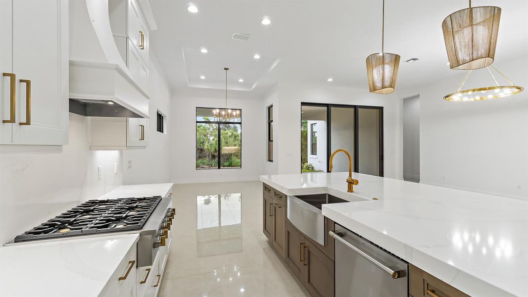 Furnished interior view inside a new home in Artistry Palm Beach, Palm Beach Gardens (Image 8).