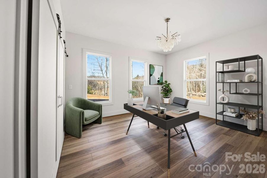 Furnished interior view inside a new home in , Canton (Image 18).