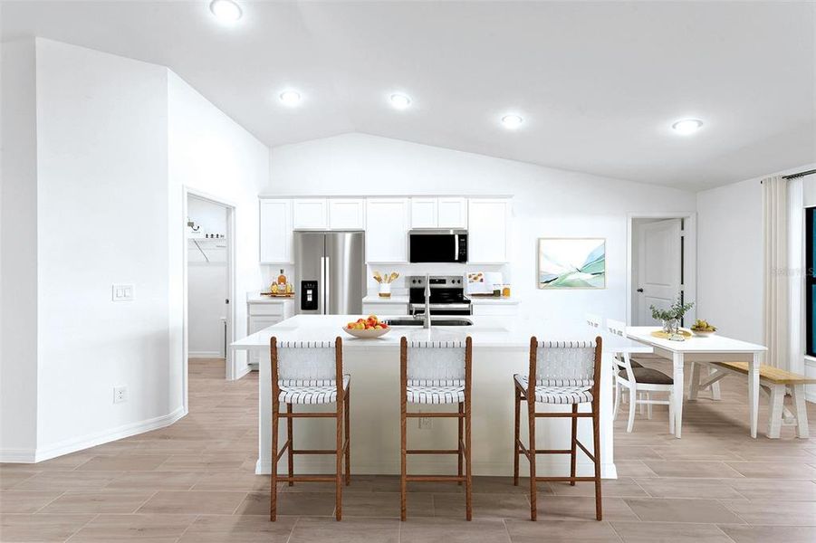 Furnished interior view inside a new home in , Port Charlotte (Image 5).