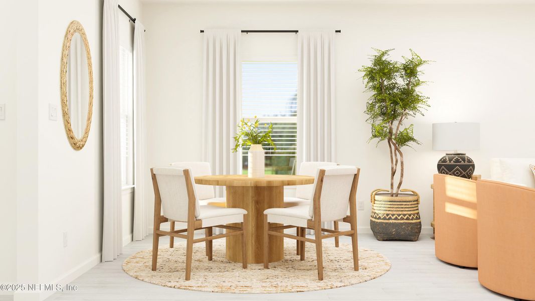 Furnished interior view inside a new home in Silver Meadows at SilverLeaf, St. Augustine (Image 5).