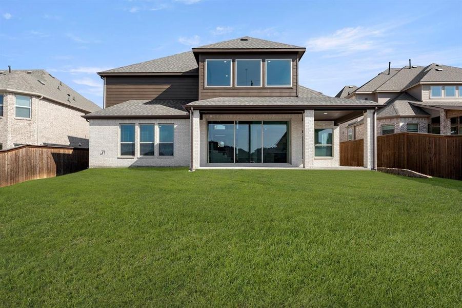 Exterior details and patio area of a home in Inspiration, Lucas (Image 22). Exterior details and patio area of a home in Inspiration, Lucas (Image 22).