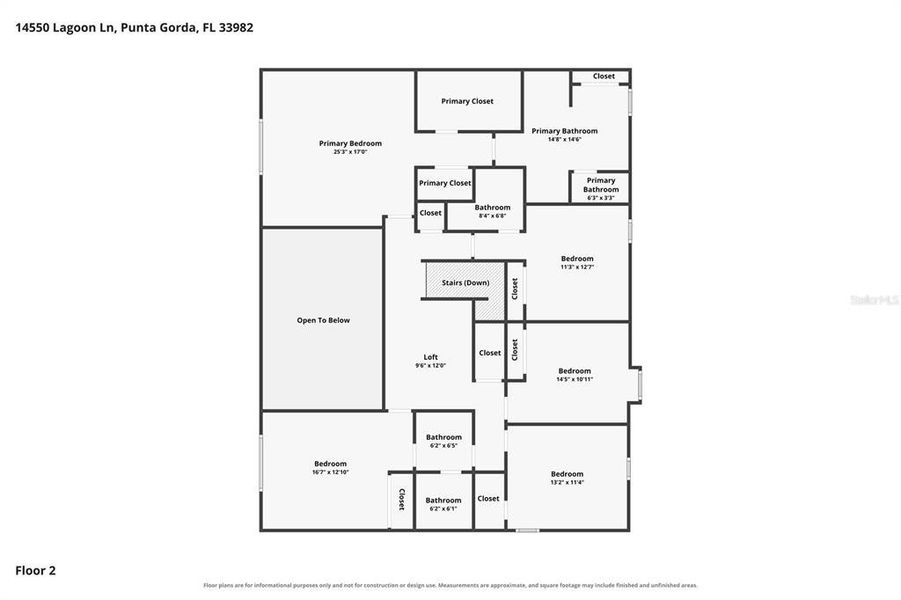 2D floor plan layout of this home in , Punta Gorda, FL (Image 6). 2D floor plan layout of this home in , Punta Gorda, FL (Image 6).