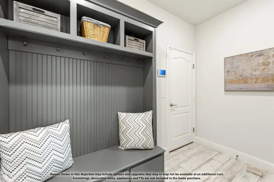 Furnished interior view inside a new home in Hunters Ridge, Crowley (Image 16).
