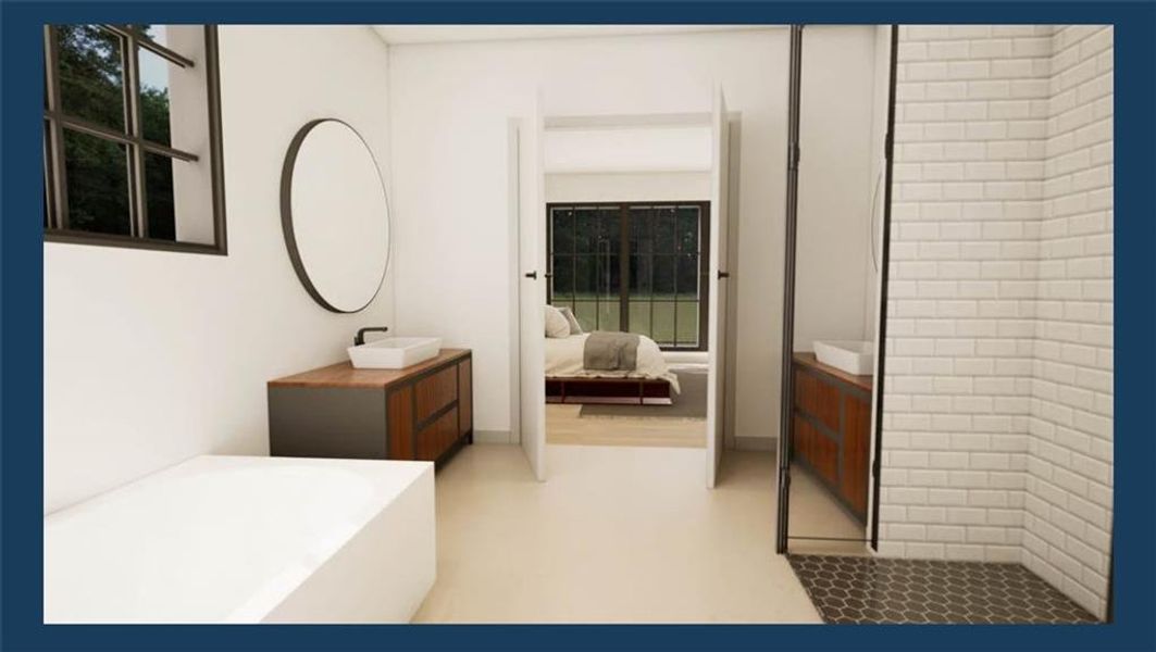 Furnished interior view inside a new home in , Gainesville (Image 16).