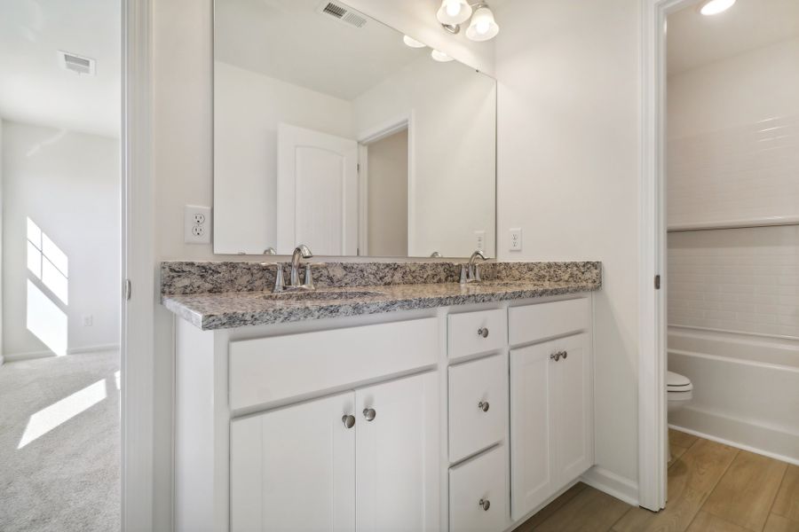 Furnished interior view inside a new home in Portrait Hills, Aiken (Image 6). Furnished interior view inside a new home in Portrait Hills, Aiken (Image 6).