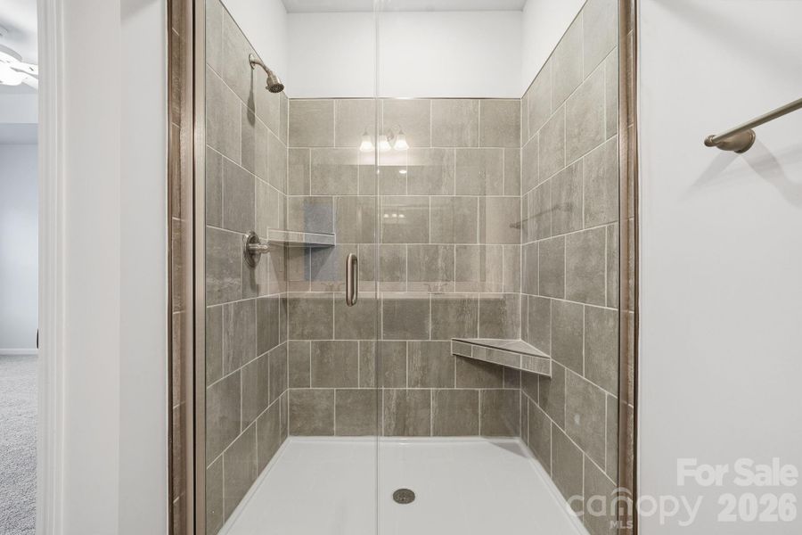 Primary Bathroom Tile Shower