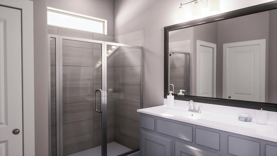 Furnished interior view inside a new home in Discovery Collection at The Meadows, Denton (Image 18). Furnished interior view inside a new home in Discovery Collection at The Meadows, Denton (Image 18).