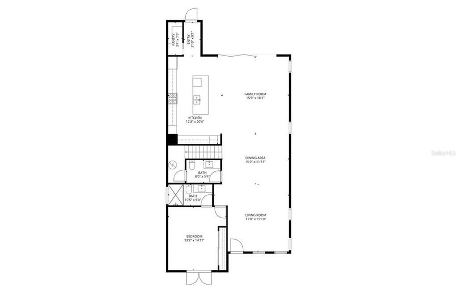 2D floor plan layout of this home in , Orlando, FL (Image 5). 2D floor plan layout of this home in , Orlando, FL (Image 5).