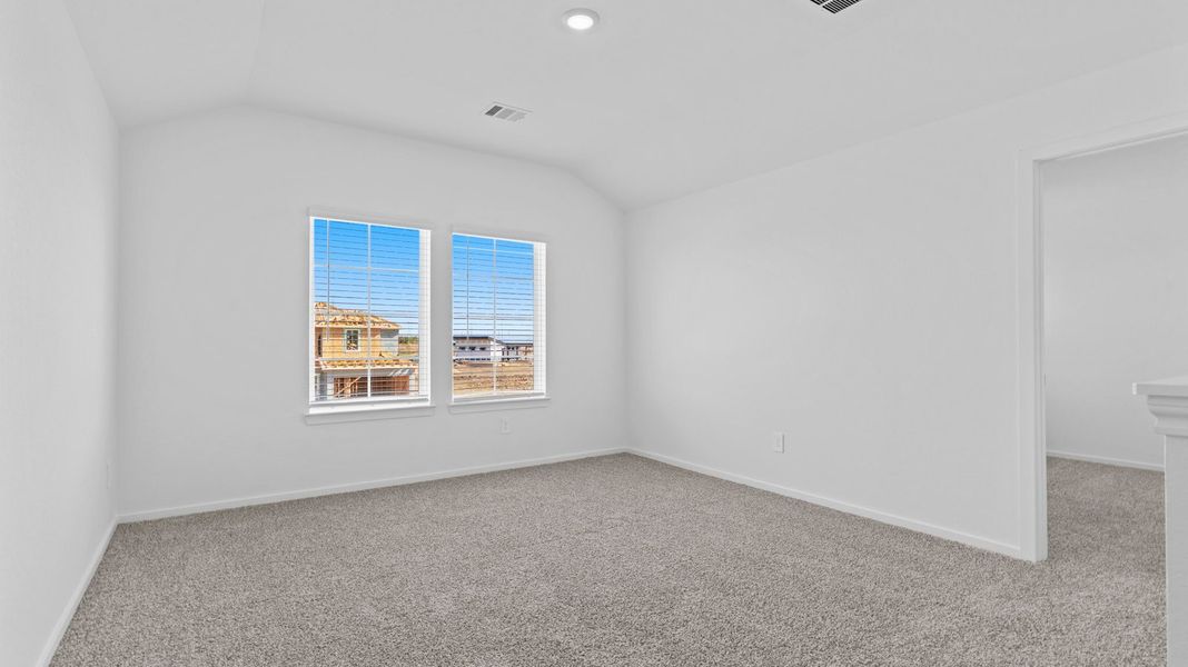 Representative unfurnished interior of a home built from the Florence by D.R. Horton in Riverwood Ranch, Angleton (Image 13). Representative unfurnished interior of a home built from the Florence by D.R. Horton in Riverwood Ranch, Angleton (Image 13).