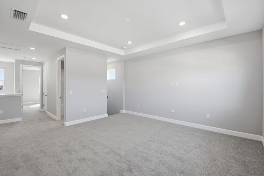 Spacious, unfurnished interior of a new home in Harvest at Ovation, Winter Garden (Image 24). Spacious, unfurnished interior of a new home in Harvest at Ovation, Winter Garden (Image 24).