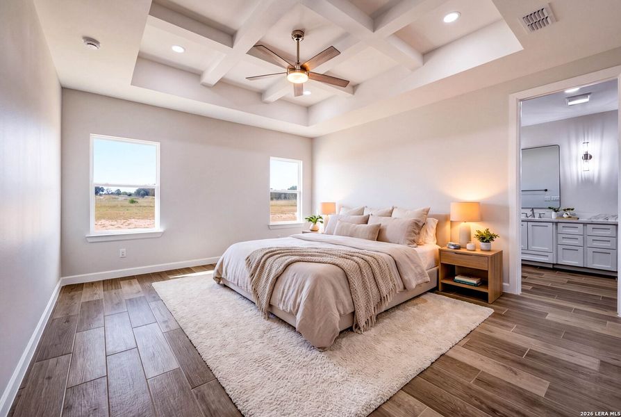 Furnished interior view inside a new home in , Floresville (Image 6).