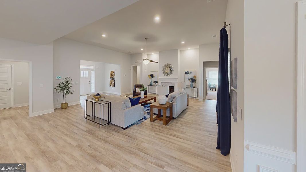 Furnished interior view inside a new home in The Abberley., Macon (Image 12).