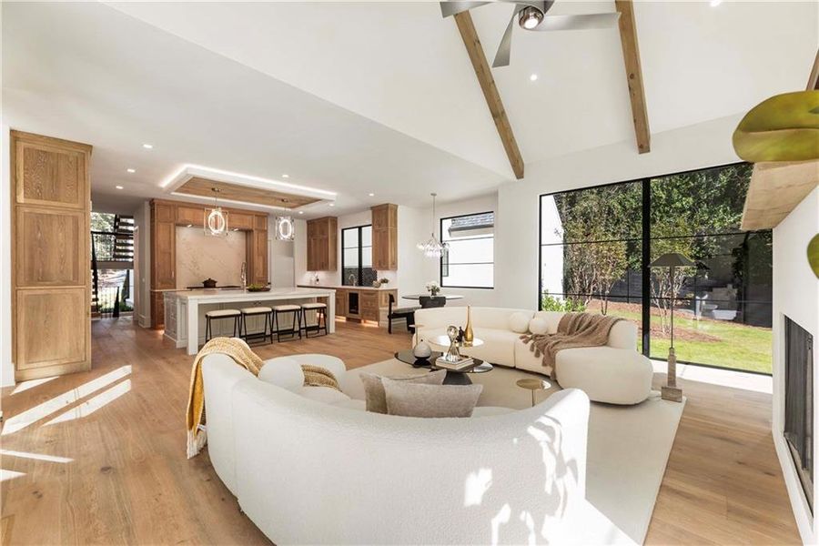 Furnished interior view inside a new home in , Sandy Springs (Image 51). Furnished interior view inside a new home in , Sandy Springs (Image 51).