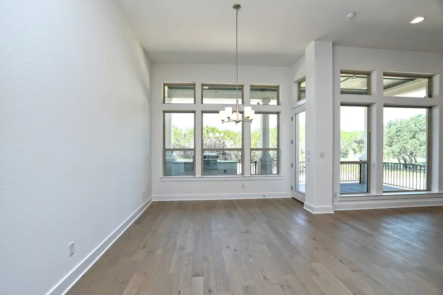 Representative unfurnished interior of a home built from the Siena III by Giddens Homes in Clearwater Ranch, Liberty Hill (Image 256).