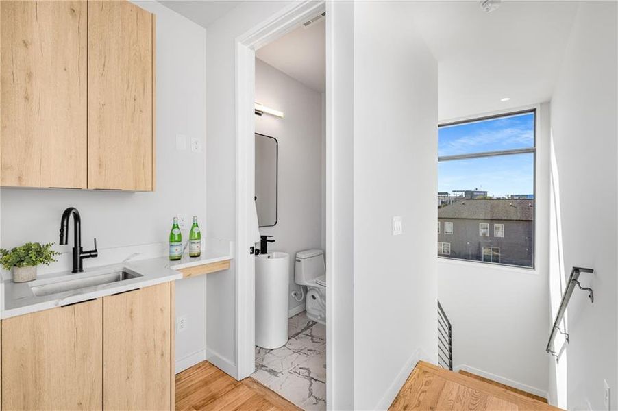 Furnished interior view inside a new home in , Atlanta (Image 21).