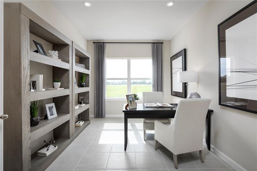 Furnished interior view inside a new home in Lake Nellie Crossing, Clermont (Image 9).