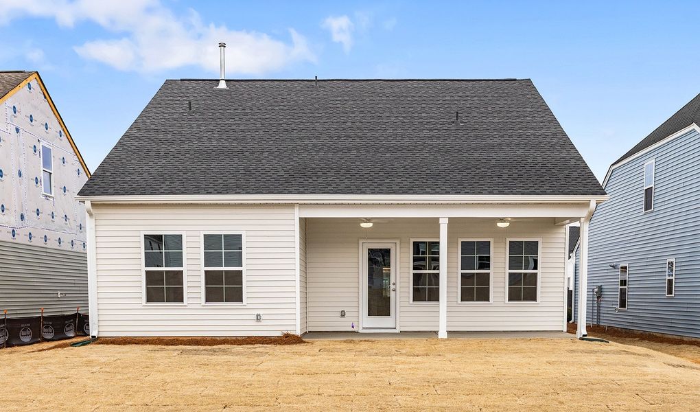 Exterior details and patio area of a home in Fieldstone, Lexington (Image 3).