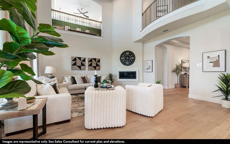 Furnished interior view inside a new home in Green Meadows, Celina (Image 27).