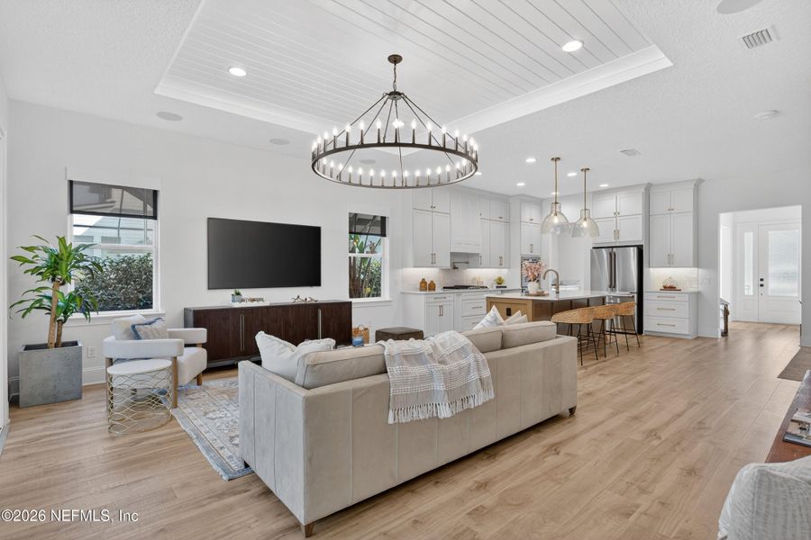 Furnished interior view inside a new home in , Ponte Vedra (Image 8).