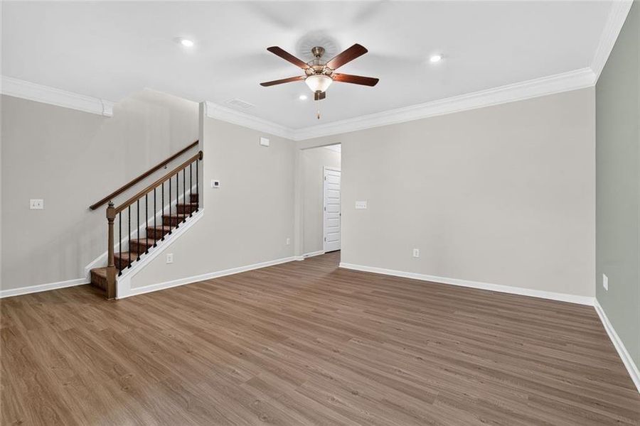 Spacious, unfurnished interior of a new home in Fuller Station, Loganville (Image 43).