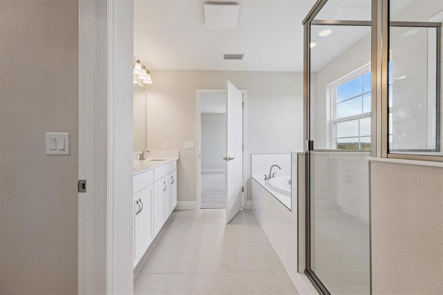 Furnished interior view inside a new home in Mirada, San Antonio (Image 8).