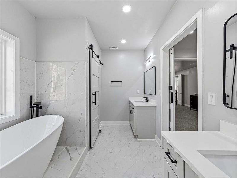 Furnished interior view inside a new home in , Fayetteville (Image 30).