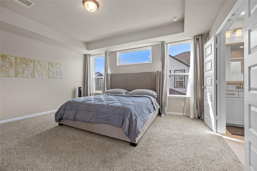 Furnished interior view inside a new home in , Houston (Image 38).