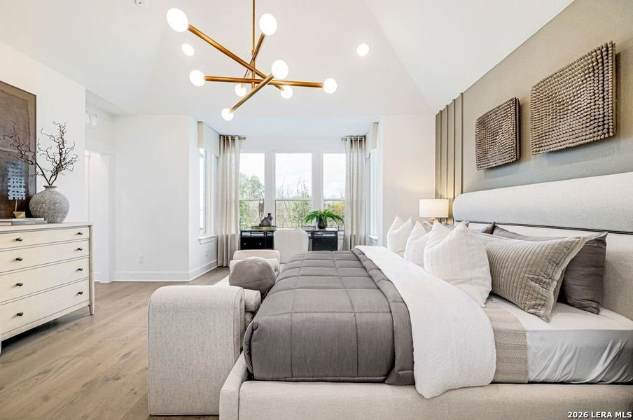 Furnished interior view inside a new home in Nopal Valley, San Antonio (Image 3).