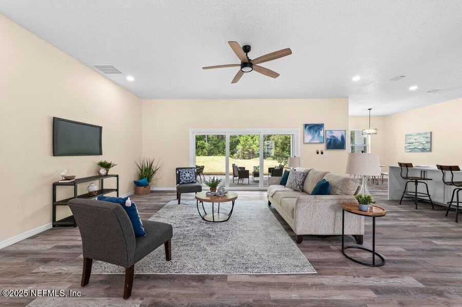Furnished interior view inside a new home in , Jacksonville (Image 39).