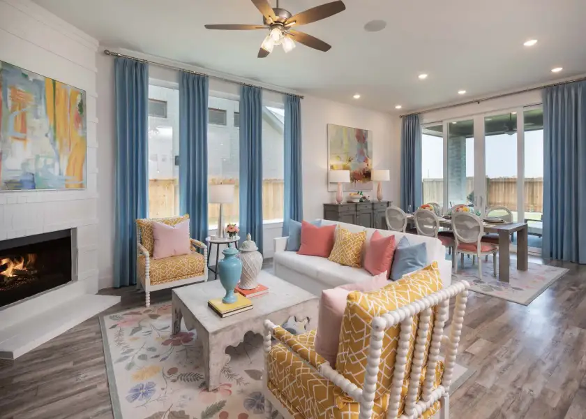 Representative Family Room - some options shown