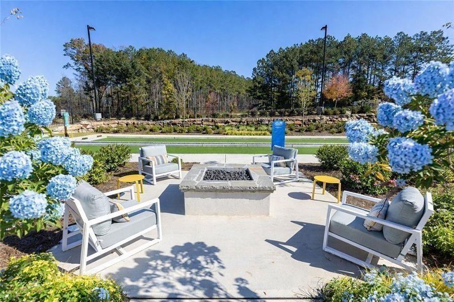Community amenities in Soleil Belmont Park, Canton (Image 19).