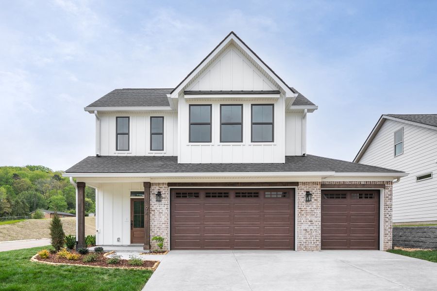 Representative exterior photo of a completed home built from the The Redwood by Greentech Homes LLC in The Thicket at Sedman Hills, Hixson, TN (Image 17).