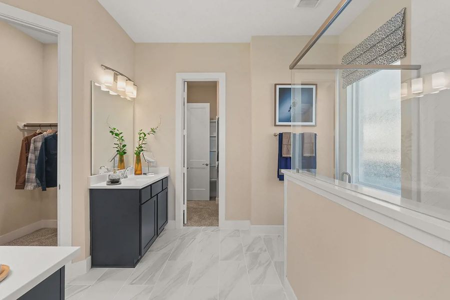 Representative furnished interior of a home built from the Marion by Chesmar Homes in Bridgeland 45's, Cypress (Image 18). Representative furnished interior of a home built from the Marion by Chesmar Homes in Bridgeland 45's, Cypress (Image 18).