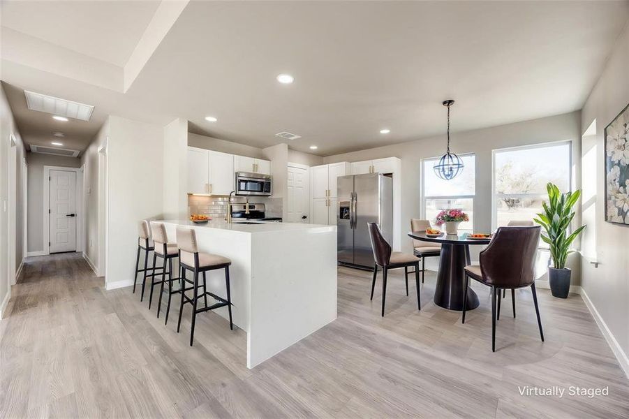 Furnished interior view inside a new home in , Ector (Image 3).