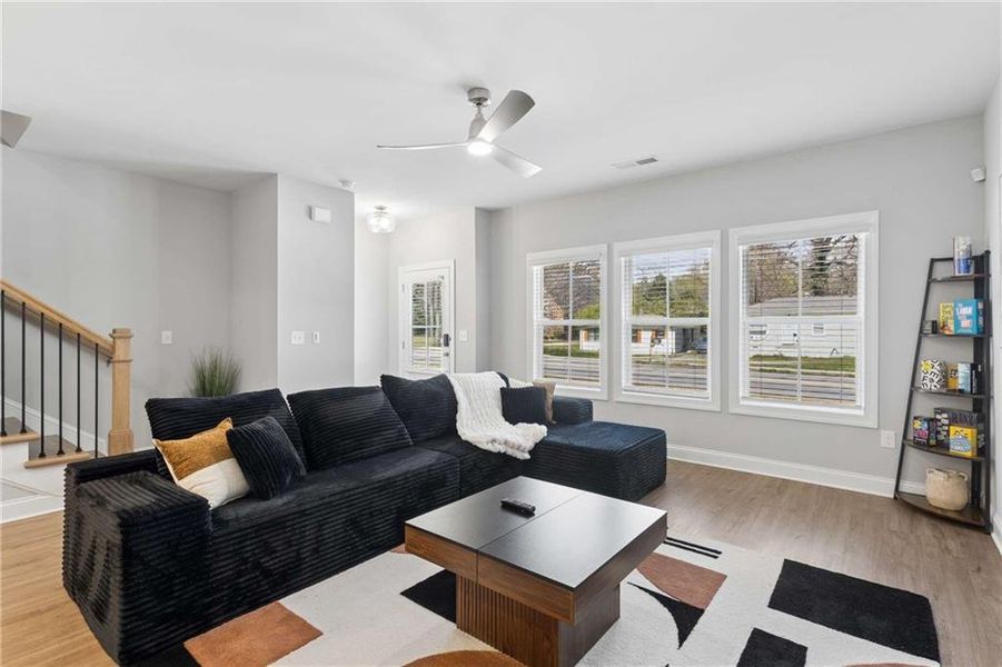 Furnished interior view inside a new home in , Atlanta (Image 3).