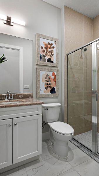 Furnished interior view inside a new home in Cresswind Palm Beach at Westlake, Westlake (Image 29).