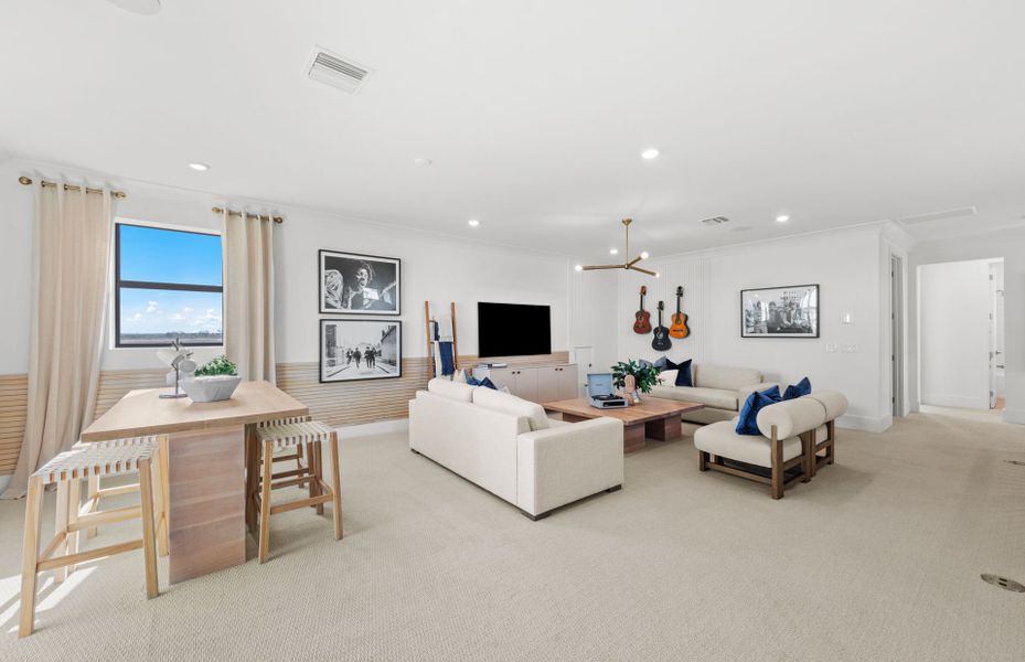 Representative furnished interior of a home built from the Layton Grande by Del Webb in Del Webb Catalina, Lakewood Ranch (Image 44).