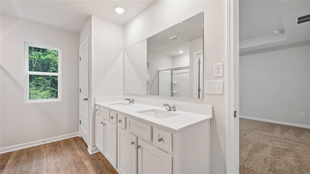 Furnished interior view inside a new home in Brookland Commons, Monroe (Image 9).