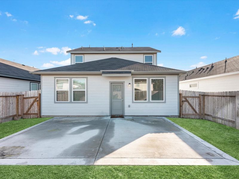 Extended patio for guests or yourself to unwind